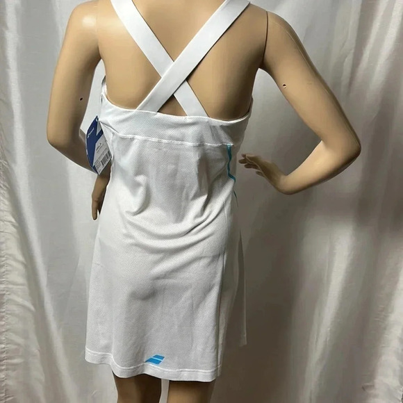 Exercise dress,sport dress,tennis dress,activewear white,NWT , vtg tag - Picture 2 of 14